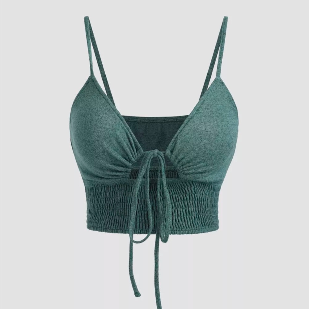 Sexy Tie Front Top; Size S